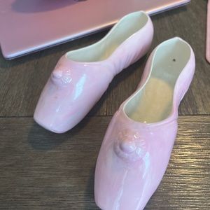 Porcelain ballet shoes